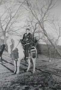 Rick Corn on horseback