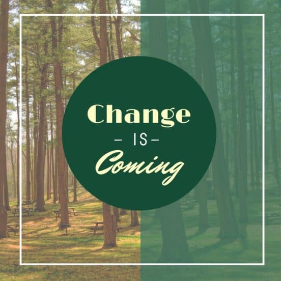 Change is Coming - The Finlay Family Blog